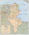 Mapa de Túnez - África